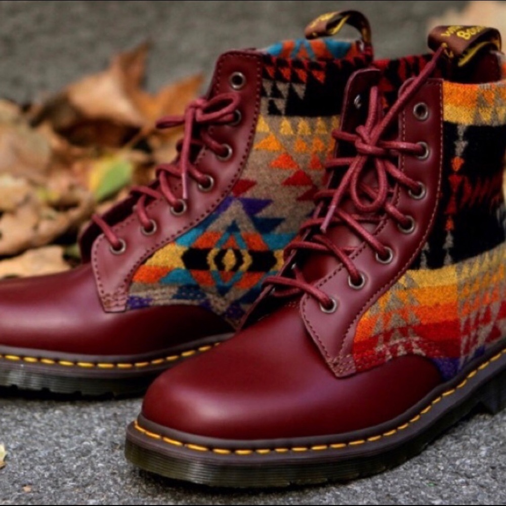 cherry pendleton doc martens